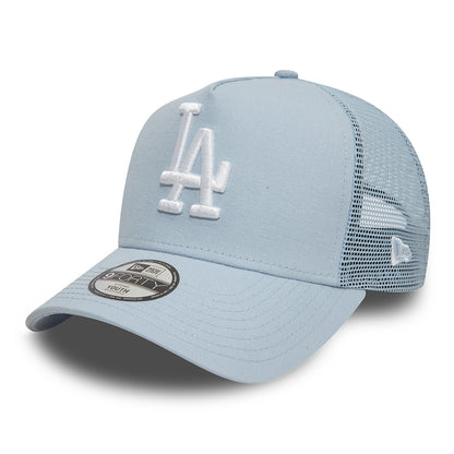 Gorra Trucker niños A-Frame MLB League Essential L.A. Dodgers de New Era - Azul Claro-Blanco