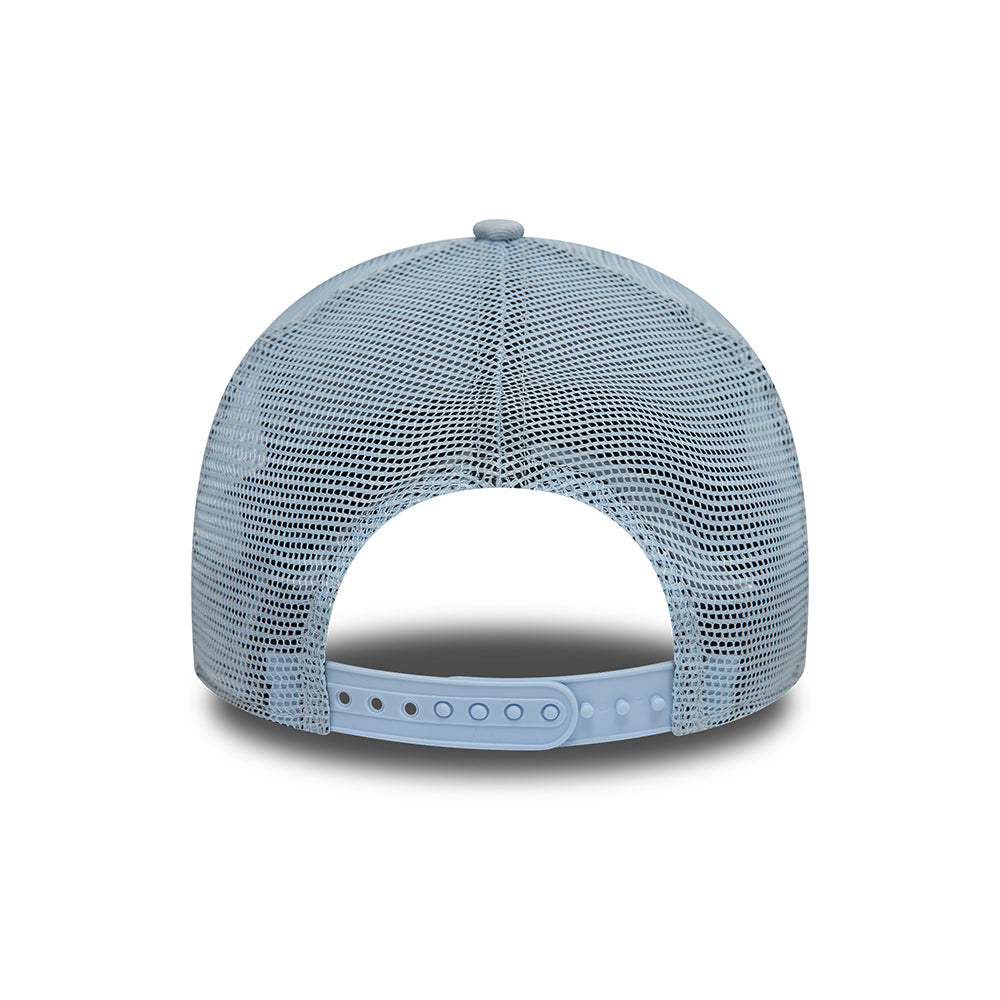 Gorra Trucker niños A-Frame MLB League Essential L.A. Dodgers de New Era - Azul Claro-Blanco