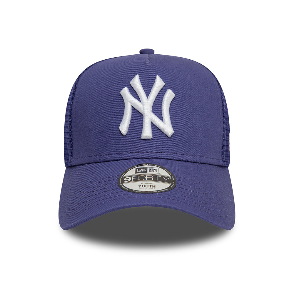 Gorra Trucker niños A-Frame MLB League Essential New York Yankees de New Era - Tinta-Blanco