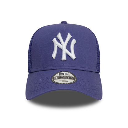 Gorra Trucker niños A-Frame MLB League Essential New York Yankees de New Era - Tinta-Blanco