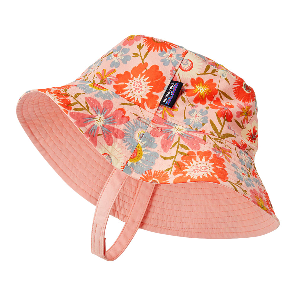 Sombrero de pescador Way Back reversible Sol de Patagonia - Rosa-Multi