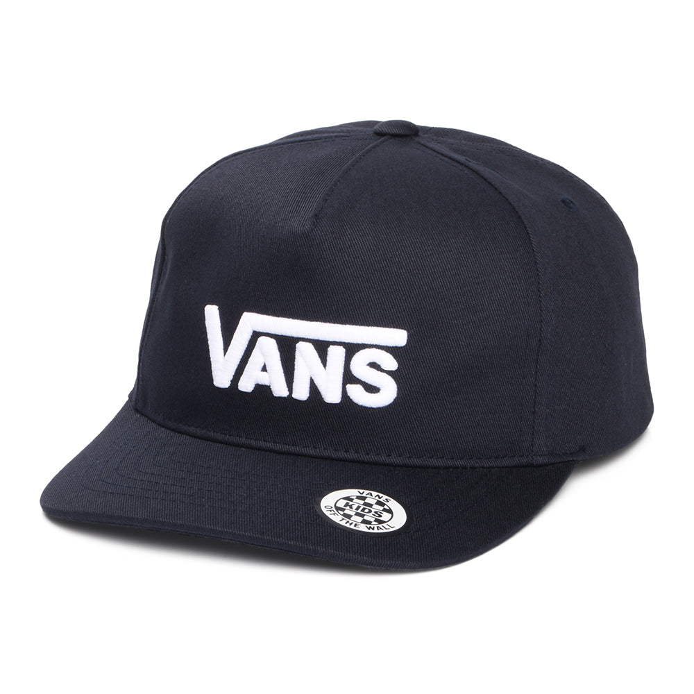 Gorra Snapback niños Drop V Logo visera curvada de Vans - Medianoche