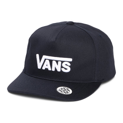 Gorra Snapback niños Drop V Logo visera curvada de Vans - Medianoche