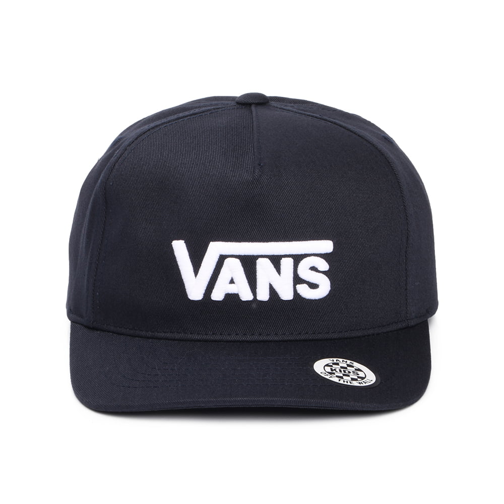 Gorra Snapback niños Drop V Logo visera curvada de Vans - Medianoche