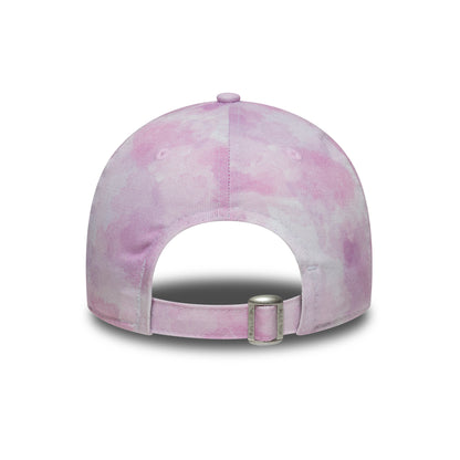 Gorra de béisbol 9TWENTY MLB Tie Dye L.A. Dodgers de New Era - Rosa-Blanco