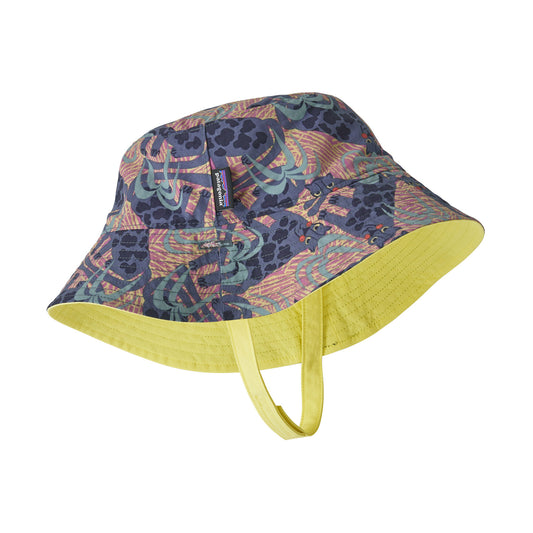 Sombrero de pescador Jaggy reversible Sol de Patagonia - Limón-Multi