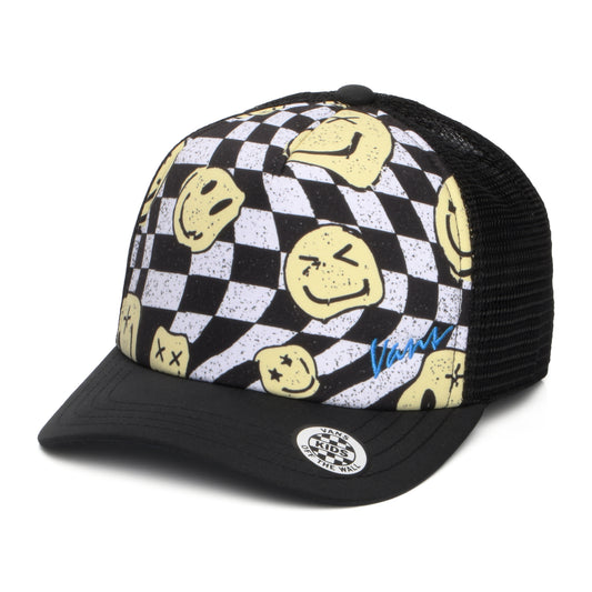Gorra de camionero Twisted de Vans - Negro-Blanco