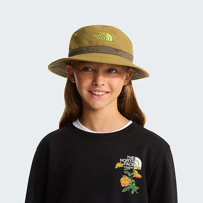 Sombrero de pescador niños Class V reversible de The North Face - Verde Musgo