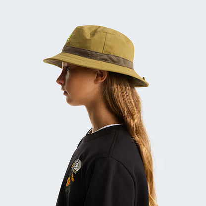 Sombrero de pescador niños Class V reversible de The North Face - Verde Musgo