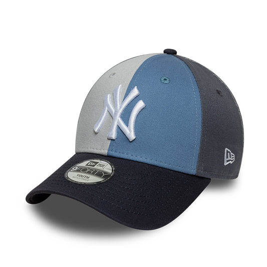 Gorra de béisbol 9FORTY - MLB Colourblock New York Yankees de New Era - Azul Pizarra-Azul Marino