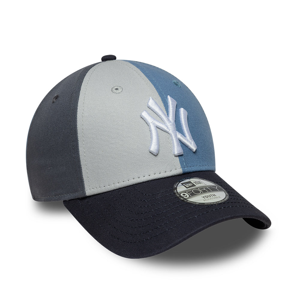 Gorra de béisbol 9FORTY - MLB Colourblock New York Yankees de New Era - Azul Pizarra-Azul Marino