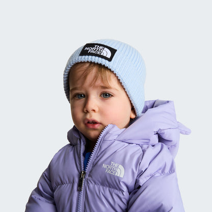 Gorro Beanie TNF Logo Box reciclado con vuelta de The North Face - Azul Ártico