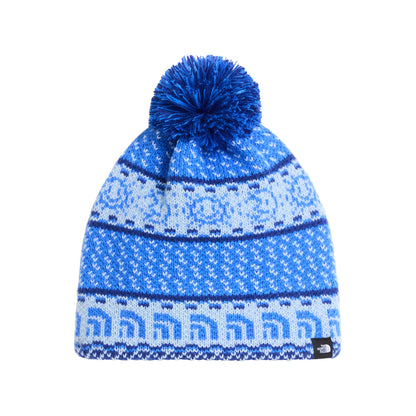 Gorro con pompón niños Cabin Ski Tuke de The North Face - Azul Radiante