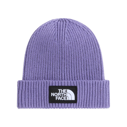 Gorro Beanie TNF Logo Box reciclado con vuelta de The North Face - Lavanda
