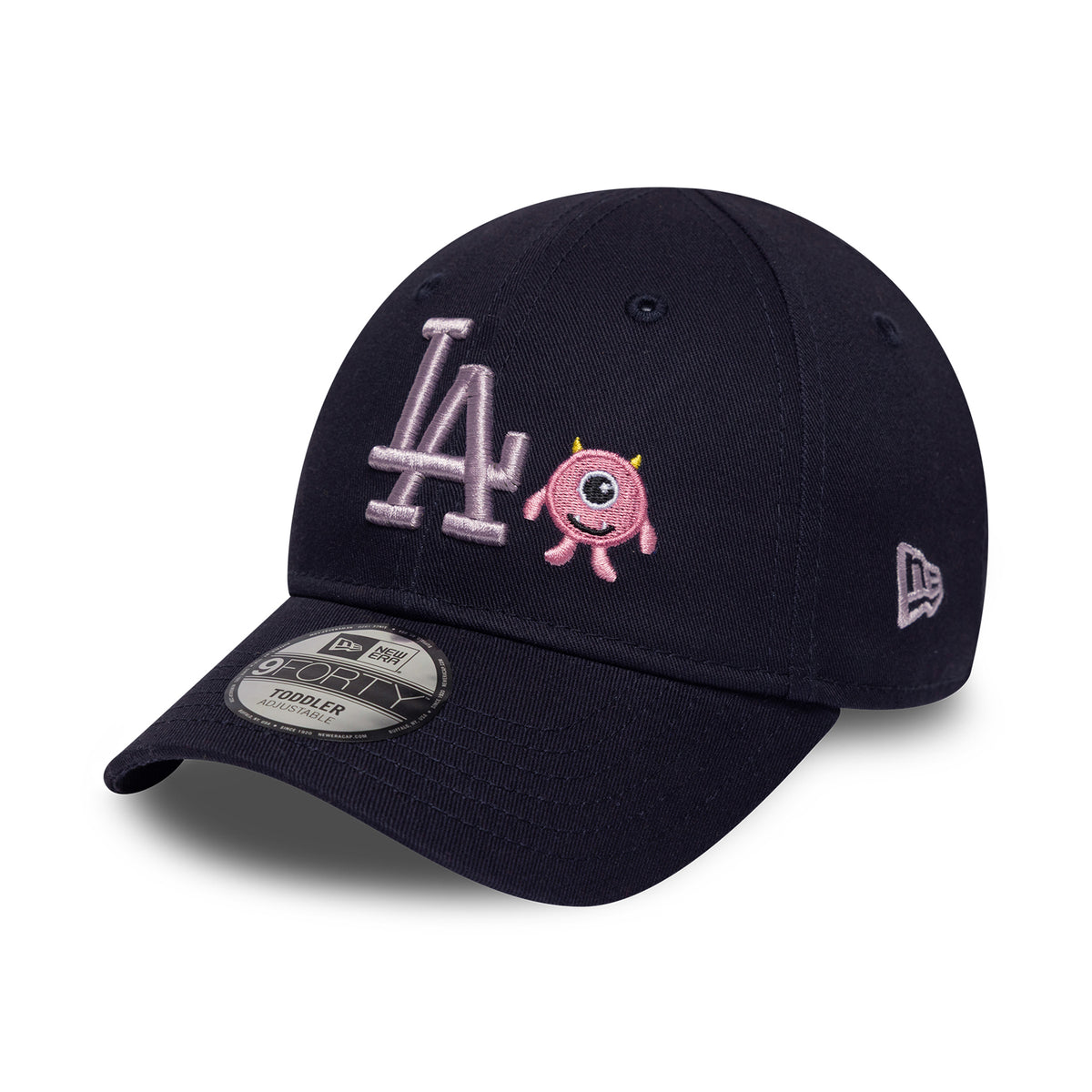 Gorra de béisbol 9FORTY MLB Monster Icon L.A. Dodgers de New Era - Azul Marino-Rosa