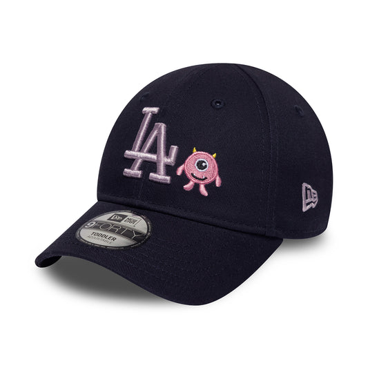 Gorra de béisbol 9FORTY MLB Monster Icon L.A. Dodgers de New Era - Azul Marino-Rosa