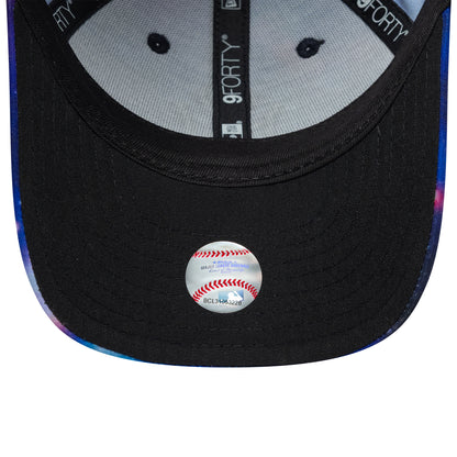 Gorra de béisbol 9FORTY MLB Galaxy AOP New York Yankees de New Era - Morado-Negro