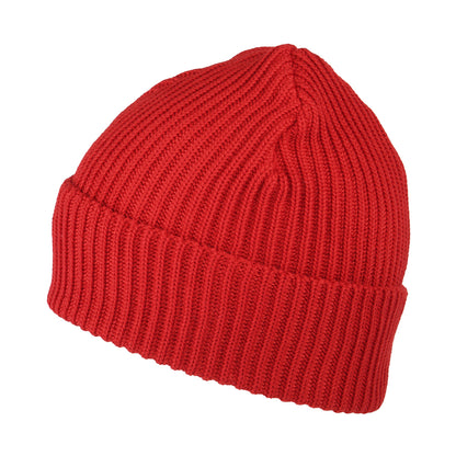 Gorro Beanie Fishermans con vuelta de Patagonia - Rojo Fuego