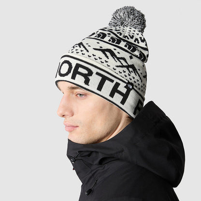 Gorro con pompón Ski Tuke de The North Face - Blanco Roto-Negro