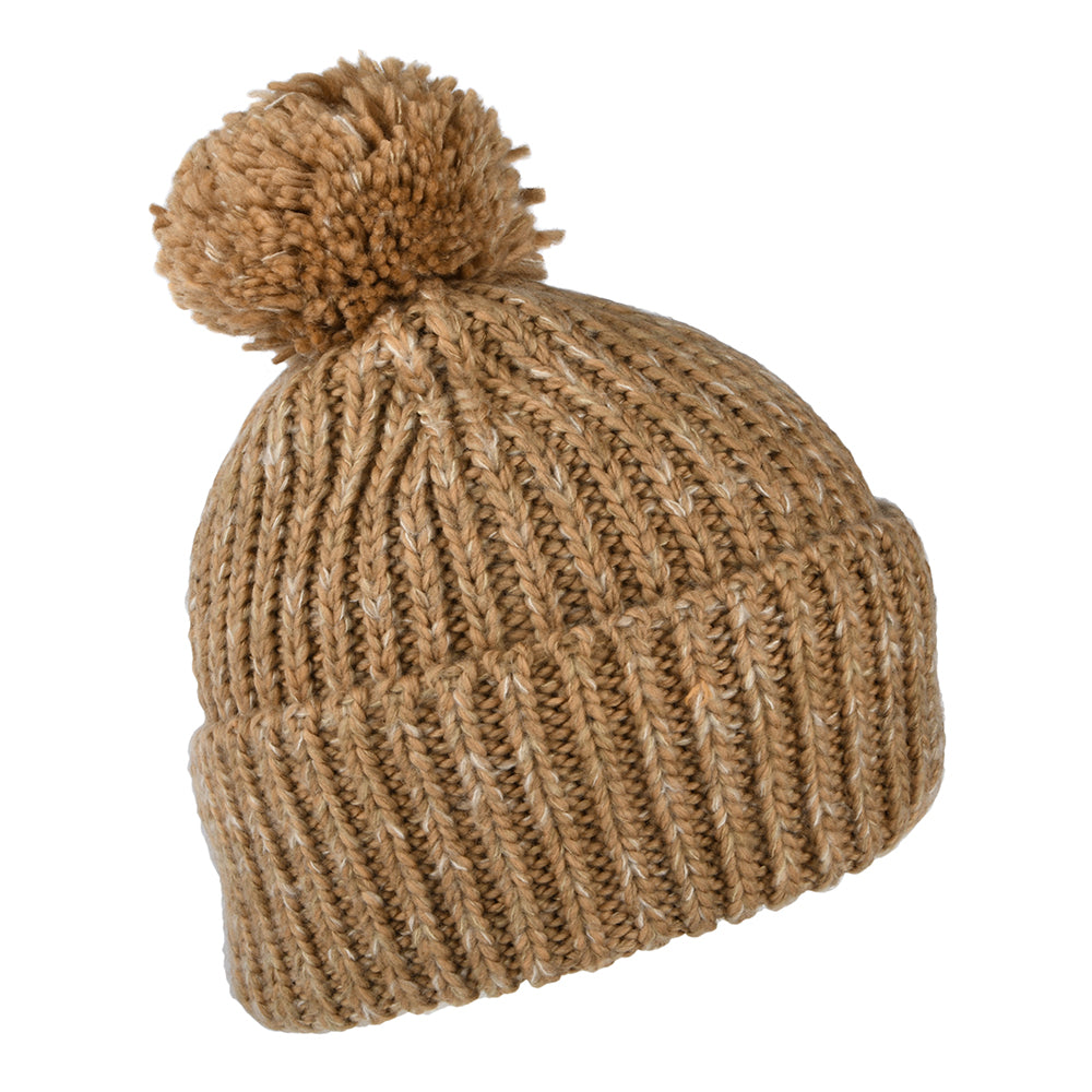 Gorro con pompón Cozy Chunky de The North Face - Camel