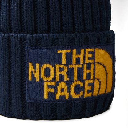 Gorro con pompón Heritage Ski Tuke reciclado de The North Face - Azul Marino-Amarillo