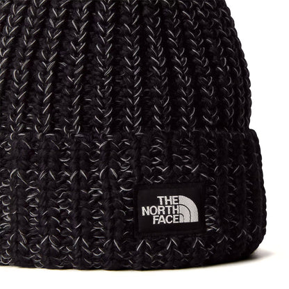 Gorro con pompón Cozy Chunky Cabin de The North Face - Negro-Blanco