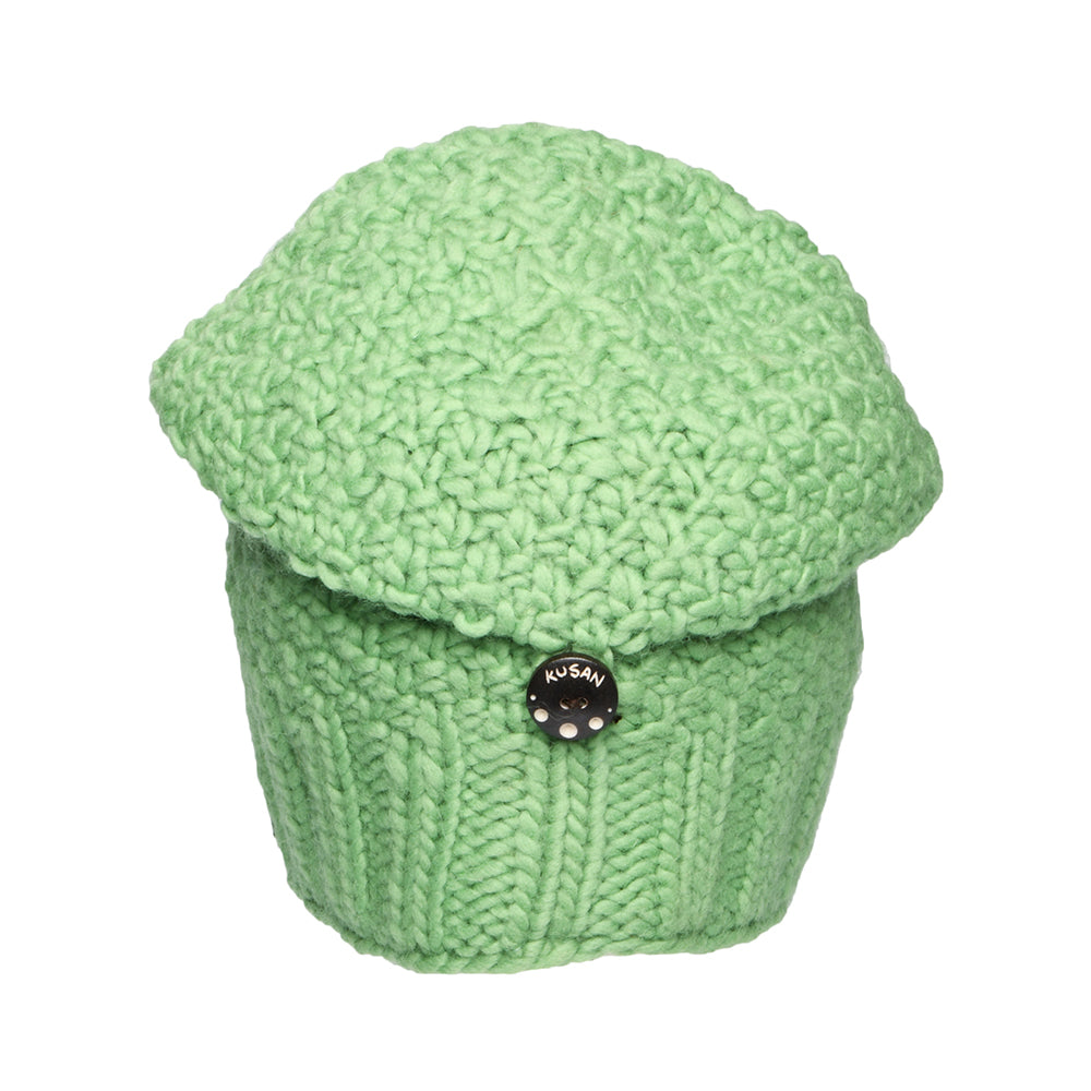 Gorro Beanie con botón de Kusan - Menta