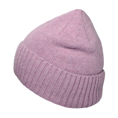 Gorro Beanie Brodeo de lana reciclada de Patagonia - Malva