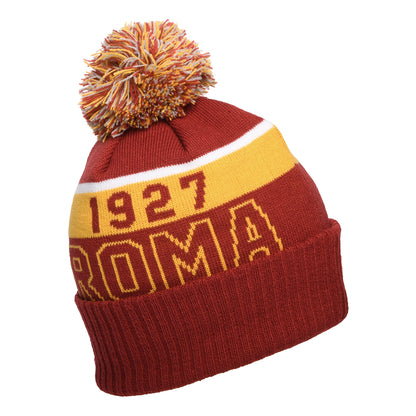 Gorro con pompón Sport AS Roma de New Era - Rojo-Amarillo
