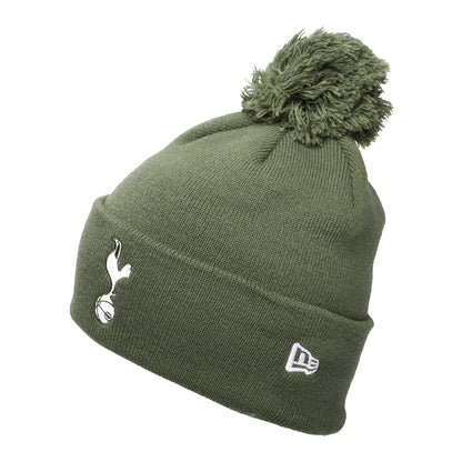 Gorro con pompón de temporada Tottenham Hotspur FC de New Era - Oliva-Blanco