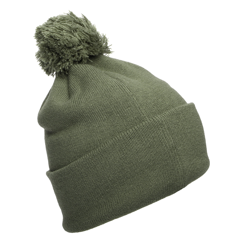 Gorro con pompón de temporada Tottenham Hotspur FC de New Era - Oliva-Blanco