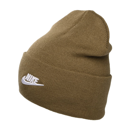 Gorro Beanie Peak Futura con vuelta de Nike Golf - Marrón