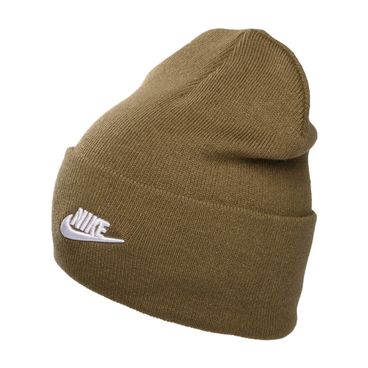 Gorro Beanie Peak Futura con vuelta de Nike Golf - Marrón