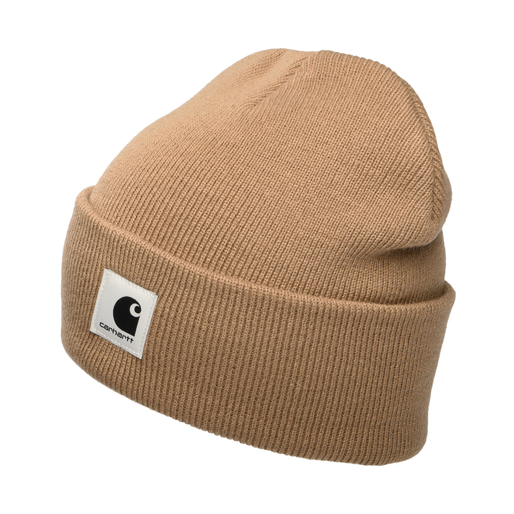 Gorro Beanie Ashley con vuelta de Carhartt WIP - Beige Arena