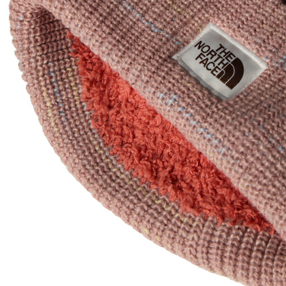 Gorro Beanie Salty Bae reciclado Space-Dyed para mujeres de The North Face - Rosa Oscuro