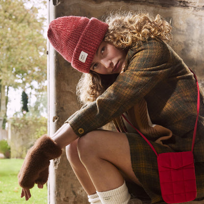 Gorro Beanie Owlet reciclado de Barts - Rojo