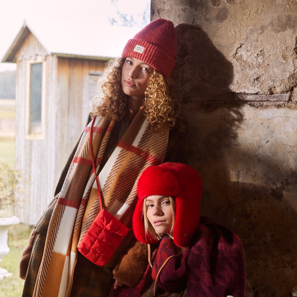 Gorro Beanie Owlet reciclado de Barts - Rojo