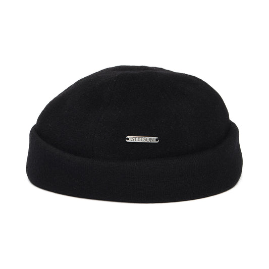 Gorro Beanie Docker Sparr de lana-cachemir de Stetson - Negro