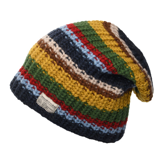 Gorro Beanie Cardi Flexible de Kusan - Azul-Amarillo