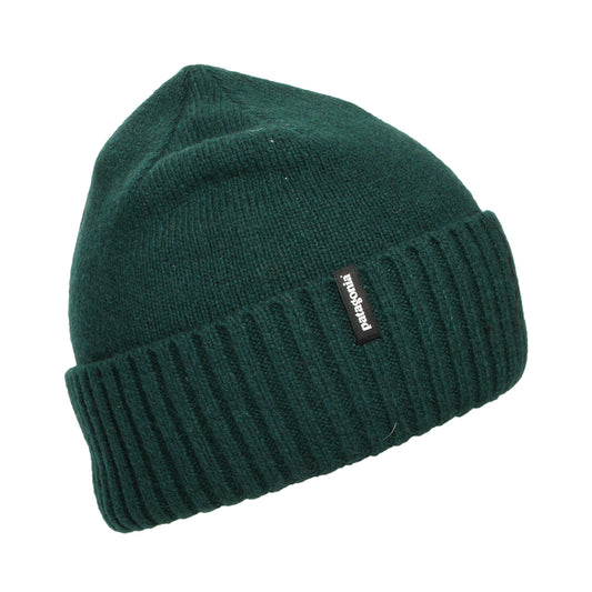 Gorro Beanie Brodeo de lana reciclada de Patagonia - Verde Oscuro