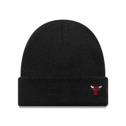 Gorro Beanie NBA Mini Logo Cuff Chicago Bulls de New Era - Negro