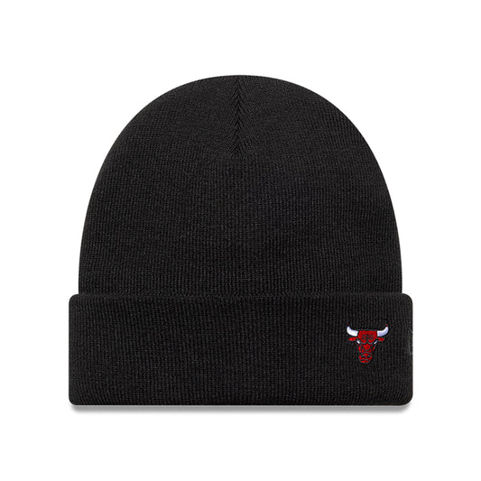 Gorro Beanie NBA Mini Logo Cuff Chicago Bulls de New Era - Negro