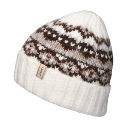 Gorro Beanie reciclado de Barts - Crema-Marrón