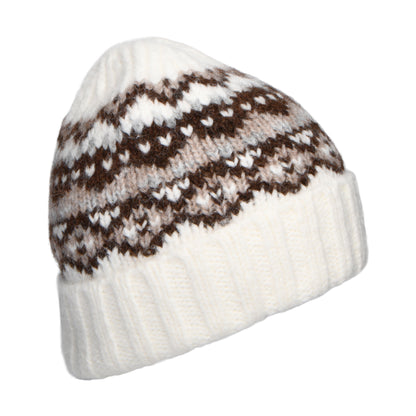 Gorro Beanie reciclado de Barts - Crema-Marrón