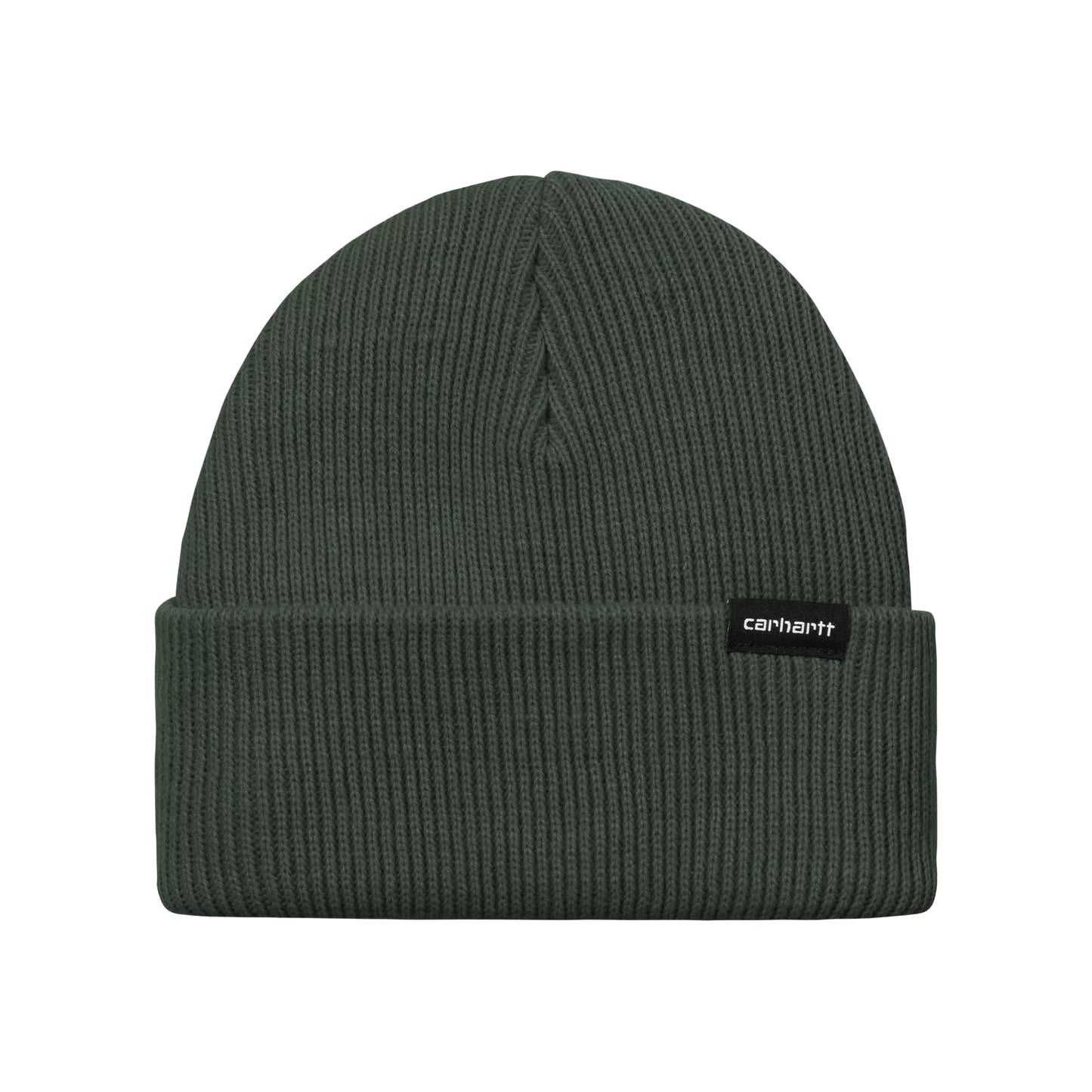 Gorro Beanie Gordan reciclado con vuelta de Carhartt WIP - Verde Musgo Oscuro