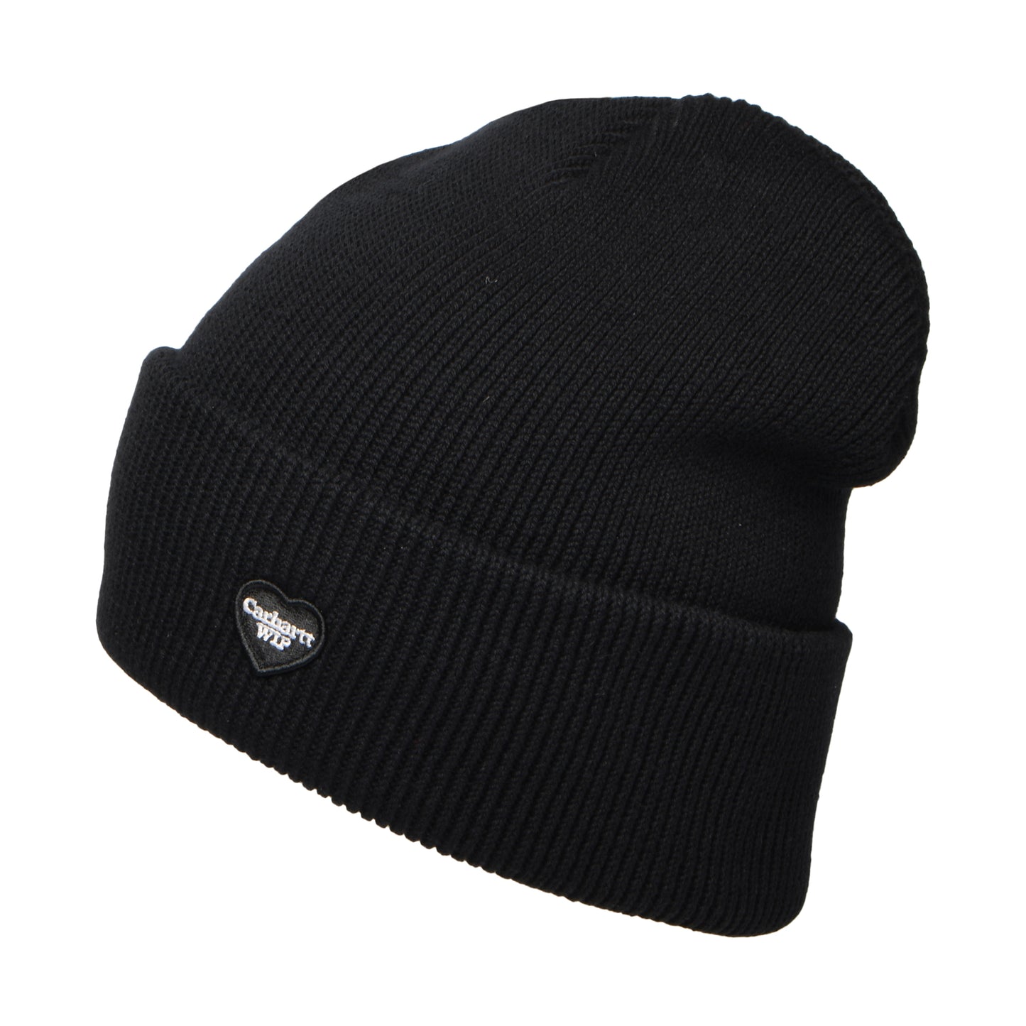 Gorro Beanie Small Heart de algodón orgánico de Carhartt WIP - Negro