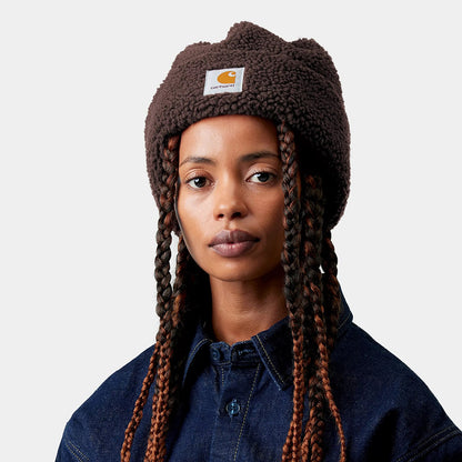 Gorro Beanie Prentis de Vellón de pelo de Carhartt WIP - Chocolate