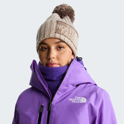 Gorro con pompón Heritage Ski Tuke reciclado de The North Face - Beige-Gris Topo