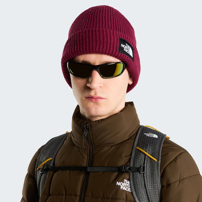 Gorro Beanie Salty Forrado Reciclado de The North Face - Burdeos