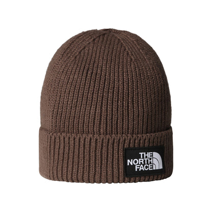 Gorro Beanie TNF Logo Box reciclado de The North Face - Marrón Ahumado